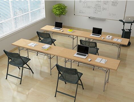 简约会议桌 折叠员工培训桌椅就在思客