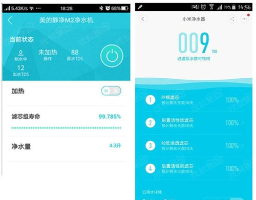美的跟风小米?两款台面式净水器哪家强?