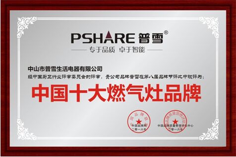 位居中国十大燃气灶品牌行列 普雪以技术铸造十年品牌