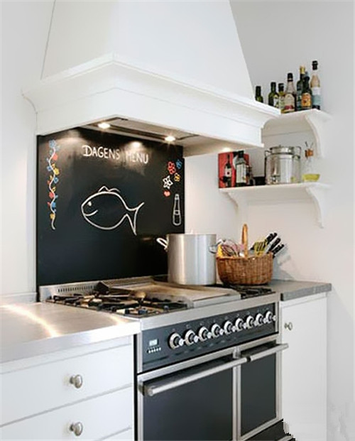 创意黑板墙：厨房里的小心机