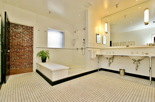 卫浴瓷砖分区的妙用 带来无限视觉冲击