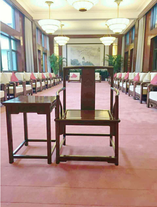 深圳美联红木家具为G20峰会造“首长椅”