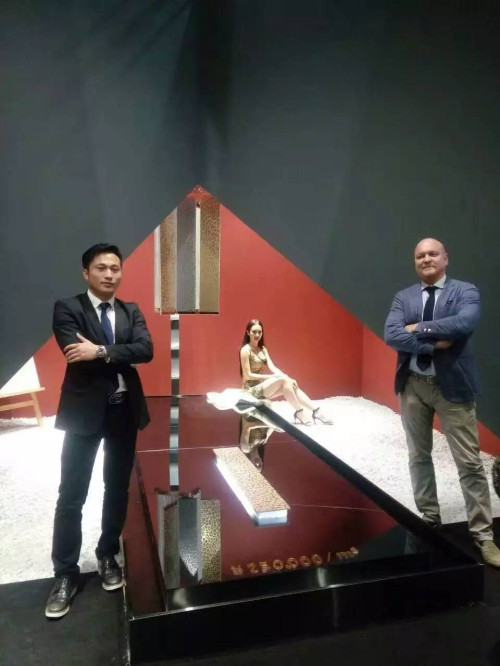 玛缇陶瓷“意大利的豹遇到中国的玛”主题展馆亮相广州设计周