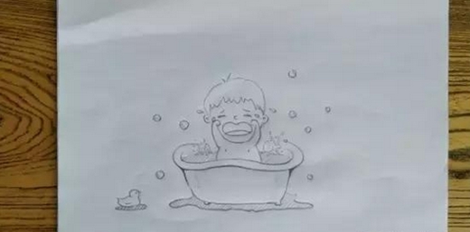 斯狄渢热水器｜90后辣妈用手绘呼吁：重视宝宝洗浴健康，刻不容缓