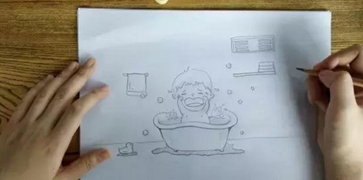 斯狄渢热水器｜90后辣妈用手绘呼吁：重视宝宝洗浴健康，刻不容缓