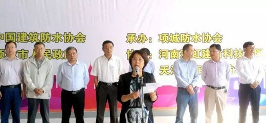 河南项城市通过“中国建设工程防水之乡”复审考评