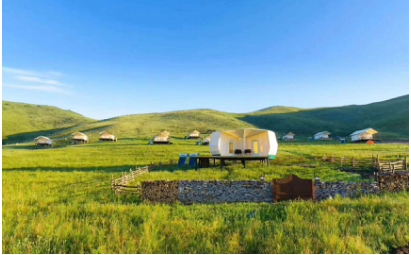 最美草原帐篷酒店！山泉水+太阳能，洗澡也原生态！