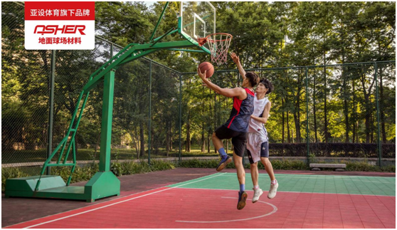 ASHER亚设地面球场材料：篮球不大 却占满了整个青春
