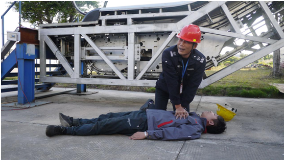以演带训 富士通电梯集团举办安全应急消防演练活动