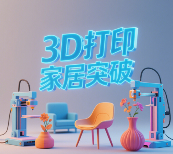 3D打印家居突破：零废料生产的环保黑科技
