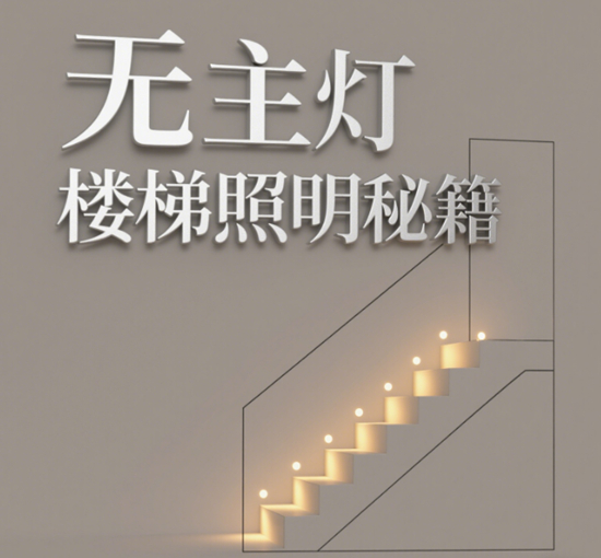 无主灯楼梯照明秘籍：4大品牌人体感应+渐变调光方案