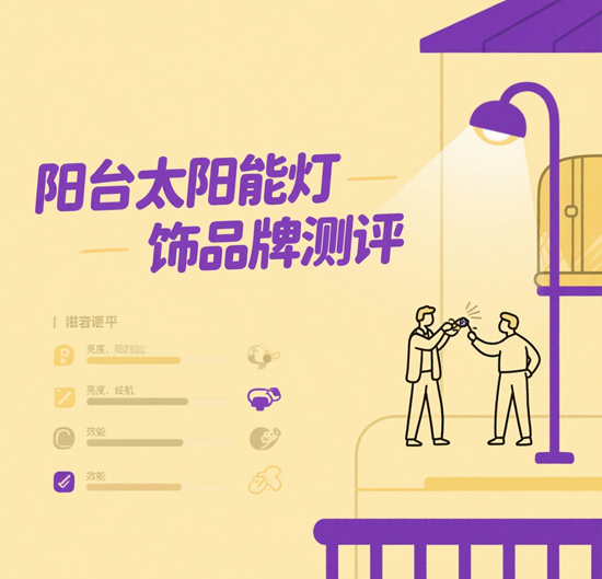 阳台太阳能灯饰品牌测评|离网照明续航对比