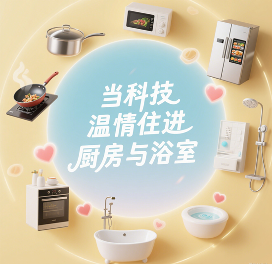 智能厨卫：当科技温情住进厨房与浴室