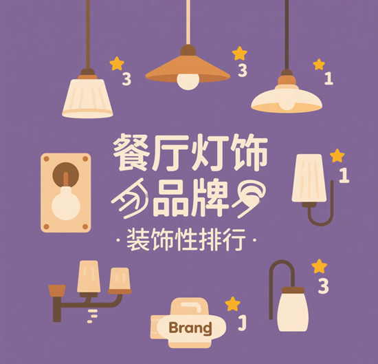 餐厅灯饰品牌装饰性排行｜线性吊灯/多头吊灯