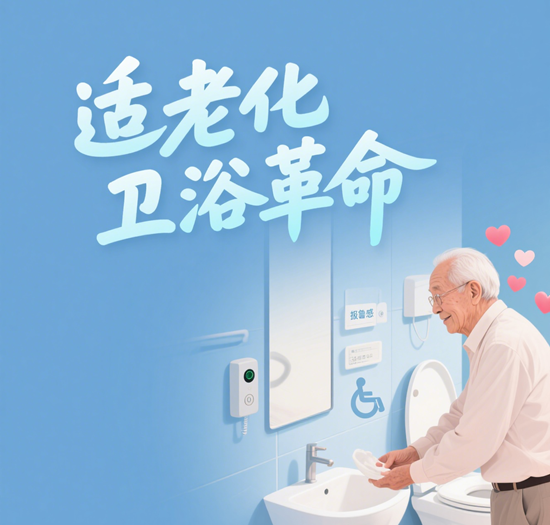 适老化卫浴革命：折叠淋浴椅、恒温花洒如何守护老人安全？