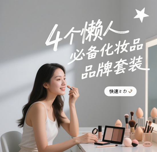 通勤5分钟快速出门妆！4个懒人必备化妆品品牌套装