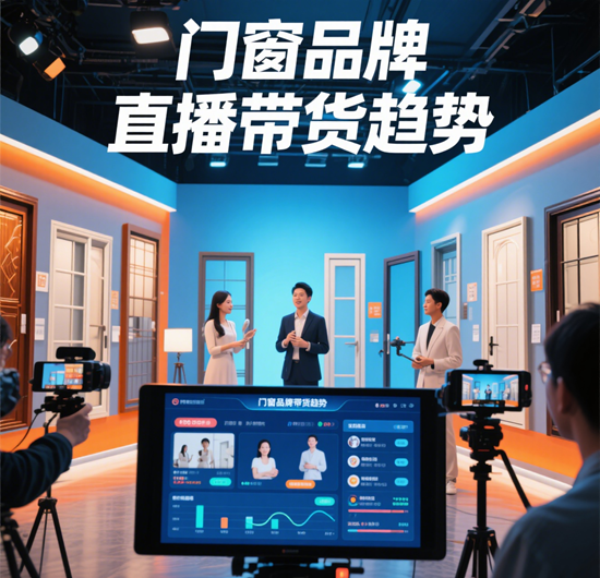 门窗品牌直播带货趋势：2025年销量增长最快的线上营销模式