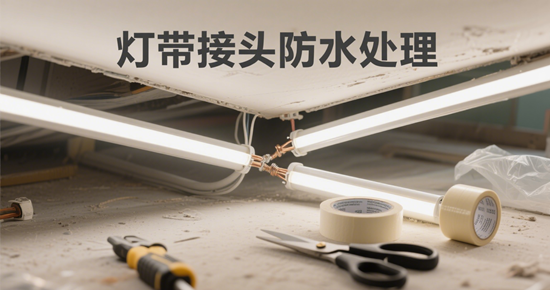灯带接头防水处理：各品牌专用密封胶套性能测试