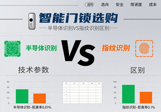 智能门锁选购：半导体识别VS指纹识别区别