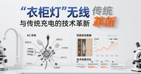 衣柜灯品牌对比：无线充电与传统充电的技术革新