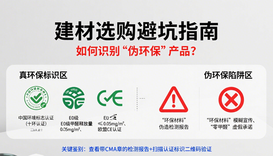 建材选购避坑指南：如何识别“伪环保”产品？