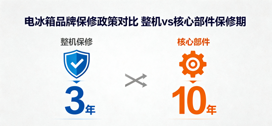 电冰箱品牌保修政策对比：整机vs核心部件保修期