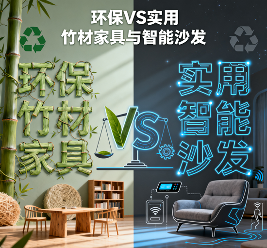 环保VS实用：竹材家具与智能沙发的终极对决