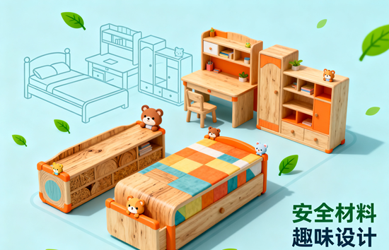 儿童房专属环保家居品牌：安全材料与趣味设计