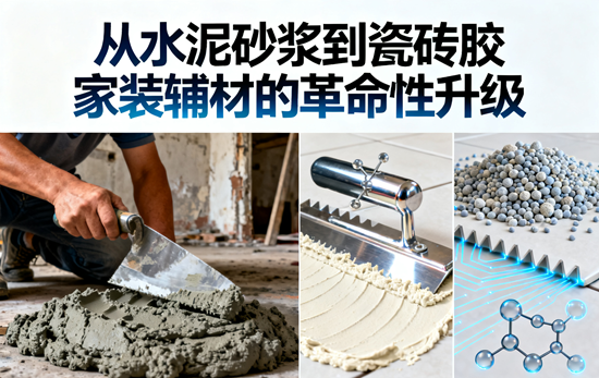 从水泥砂浆到瓷砖胶：家装辅材的革命性升级