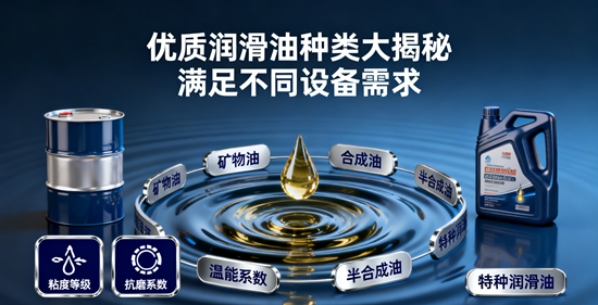 优质润滑油种类大揭秘：满足不同设备需求