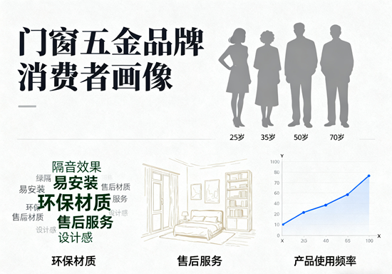 门窗五金品牌消费者画像:不同年龄层用户偏好分析