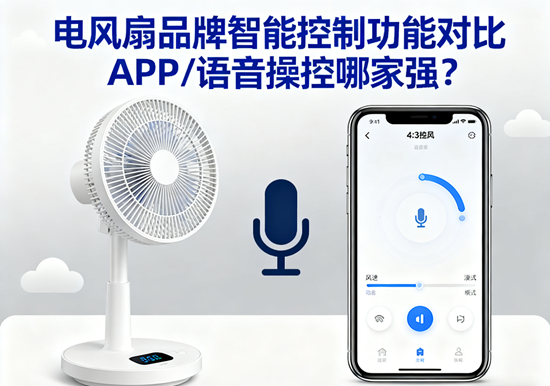 电风扇品牌智能控制功能对比:APP/语音操控哪家强?