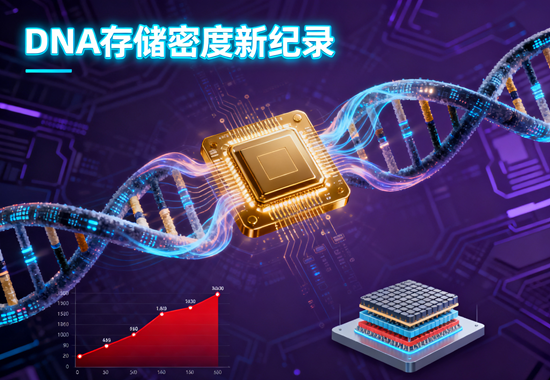 DNA存储密度新纪录:1克DNA存储215PB数据存取速度20MB/s,开启数据存储新纪元