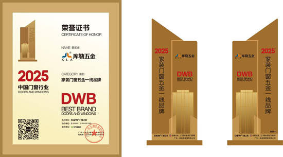 再度荣膺双料大奖!库勒五金蝉联中国十大品牌