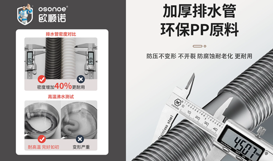 欧顺诺下水器：大品牌硬实力，敢创新·敢用材·敢承诺